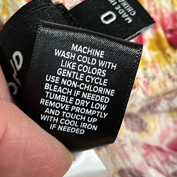 Torrid Floral Wide Leg Pants - Pink and Yellow - Picture 9 of 9